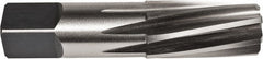 Union Butterfield - 1" Pipe, 1.212" Diam, 1.103" Small End Diam, 1-1/8" Straight Shank, 1-3/4" Flute, Taper Pipe Reamer - Exact Tooling