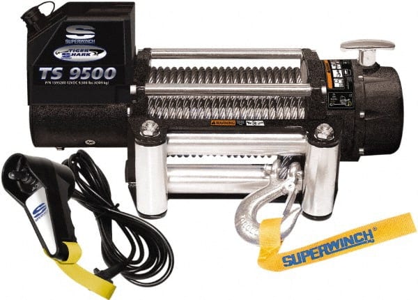 Superwinch - 9,500 Lb Capacity, 95' Cable Length, Automotive Heavy-Duty Recovery Winch - Exact Tooling