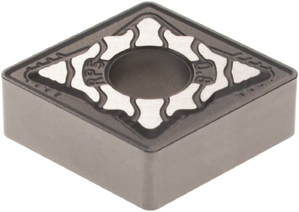Walter - CNMG432 RP5 Grade WPP10S Carbide Turning Insert - TiCN/Al2O3/TiN Finish, 80° Diamond, 1/2" Inscr Circle, 3/16" Thick, 1/32" Corner Radius - Exact Tooling