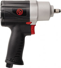 Chicago Pneumatic - 3/8" Drive, 9,400 RPM, 415 Ft/Lb Torque Impact Wrench - Pistol Grip Handle, 1,700 IPM, 20 CFM, 90 psi, 1/4" NPT Inlet - Exact Tooling