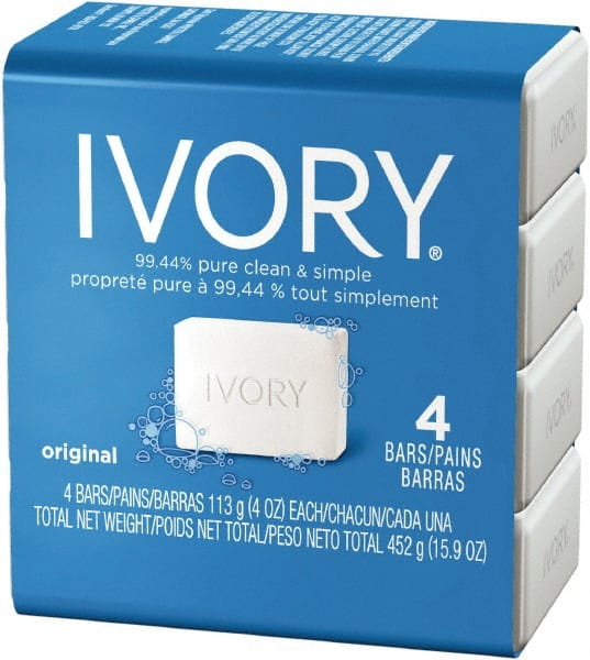 Ivory - 4 oz Box Bar Soap - White, Original Scent - Exact Tooling