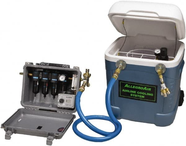 Allegro - High Pressure Airline Cooling System - Blue & White, For SAR Systems, Compatible with Filtration Panels - Exact Tooling