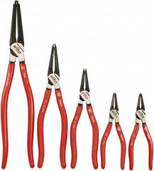 Wiha - 5 Piece Retaining Ring Plier Set - Comes in Box - Exact Tooling