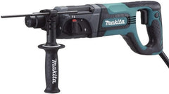 Makita - 120 Volt 1" SDS Plus Chuck Electric Rotary Hammer - 0 to 4,500 BPM, 0 to 1,100 RPM, Reversible - Exact Tooling