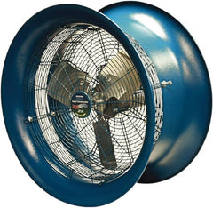 Patterson Fan - 22" Blade, 1/2 hp, 5,570 CFM, Industrial Circulation Fan - Suspension, 115 AC Volts, 6 Amps, 1 Speed - Exact Tooling
