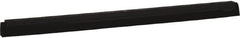 Vikan - 28" Foam Rubber Blade Squeegee Refill - Double Edge, Black, Plastic Holder - Exact Tooling