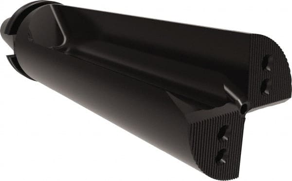 Allied Machine and Engineering - 10" Max Drill Depth, 2.5xD, 3.8" Diam, Indexable Insert Drill - 4 Inserts, CAT50 Taper Shank - Exact Tooling