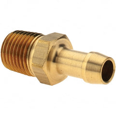 Eaton - 1/4 Thread Barbed Hose Fittings - Brass - Exact Tooling