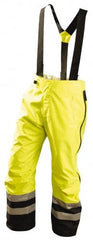 OccuNomix - Size XL, Black & Yellow, Rain Pants - 3 Pockets - Exact Tooling