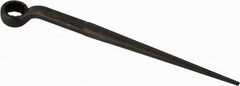 Proto - 7/8" 12 Point Spud Handle Box Wrench - Single End, 1-11/32" Head Diam x 5/8" Head Thickness, 12" OAL, Steel, Black Finish - Exact Tooling