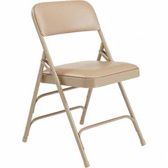 National Public Seating - Folding Chairs Pad Type: Folding Chair w/Vinyl Padded Seat Material: Vinyl; Steel - Exact Tooling