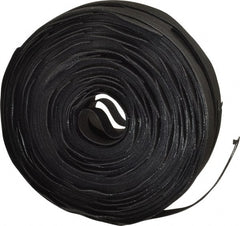 VELCRO Brand - 75 Piece 1" Wide x 12" Piece Length, Self Fastening Tie/Strap Hook & Loop Strap - Perforated/Pieces Roll, Black, Printable Surface - Exact Tooling