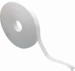 VELCRO Brand - 5/8" Wide x 25 Yd Long Self Fastening Tie/Strap Hook & Loop Roll - Continuous Roll, White, Printable Surface - Exact Tooling