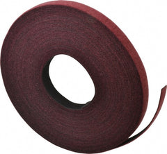 VELCRO Brand - 3/4" Wide x 25 Yd Long Self Fastening Tie/Strap Hook & Loop Roll - Continuous Roll, Cranberry, Fire Retardant, Printable Surface - Exact Tooling