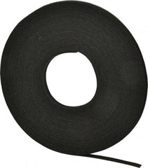 VELCRO Brand - 3/8" Wide x 25 Yd Long Self Fastening Tie/Strap Hook & Loop Roll - Continuous Roll, Black - Exact Tooling