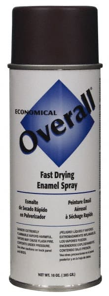 Rust-Oleum - Brown, Gloss, Enamel Spray Paint - 5 to 8 Sq Ft per Can, 12 oz Container - Exact Tooling