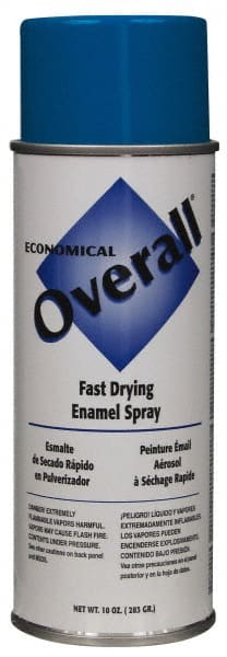 Rust-Oleum - Blue, Gloss, Enamel Spray Paint - 5 to 8 Sq Ft per Can, 10 oz Container - Exact Tooling