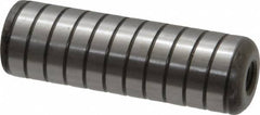 Holo-Krome - 5/8" Diam x 2" Pin Length 4000 Alloy Steel Pull Out Dowel Pin - Black Luster Finish, C 47-58 & C 60 (Surface) Hardness, 1 Beveled & 1 Threaded End - Exact Tooling