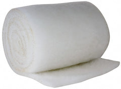 Made in USA - 15' Long x 14" Wide x 1/2" Thick Polyester Media Air Filter Media Roll - MERV 4, 78% Arrestance Efficiency, 500 FPM Max Air Flow, 0.08" wpg Init Resist, 1" wpg Final Resist, 30% Particle Capture Efficiency, Use with Cambridge - Exact Tooling
