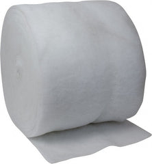 Made in USA - 135' Long x 30" Wide x 1/2" Thick Polyester Media Air Filter Media Roll - MERV 4, 78% Arrestance Efficiency, 500 FPM Max Air Flow, 0.08" wpg Init Resist, 1" wpg Final Resist, 30% Particle Capture Efficiency, Use with Continental - Exact Tooling