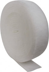 Made in USA - 90' Long x 8" Wide x 1" Thick Polyester Media Air Filter Media Roll - MERV 5, 85% Arrestance Efficiency, 500 FPM Max Air Flow, 0.14" wpg Init Resist, 1" wpg Final Resist, 30% Particle Capture Efficiency, Use with Any Unit - Exact Tooling