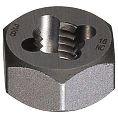M6x1.0 Carbon Steel Hexagon Rethreading Die - Metric - Exact Tooling