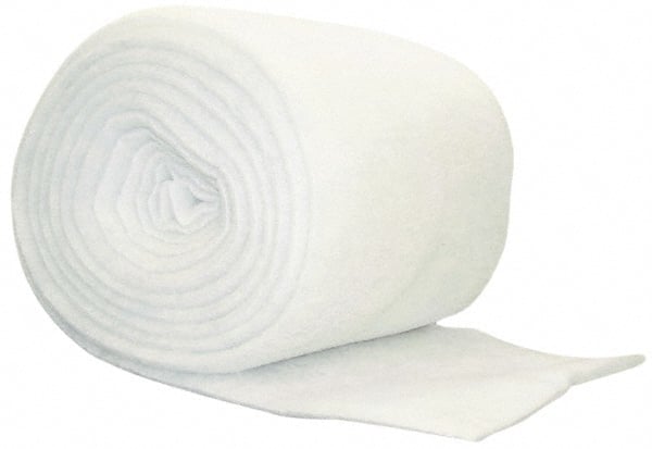 Made in USA - 20" High x 20" Wide x 5/8" Deep, Polyester Air Filter Paint Arrestor Media Pad - MERV 4, 417 CFM, 99.52% Capture Efficiency, 99.52 Arrestance Efficiency, 150 Max FPM, 175°F Max, Use with Paint Booth Overspray - Exact Tooling