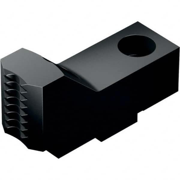 Schunk - 10" Max Chuck Diam Tongue & Groove Hard Lathe Chuck Top Jaws - Exact Tooling