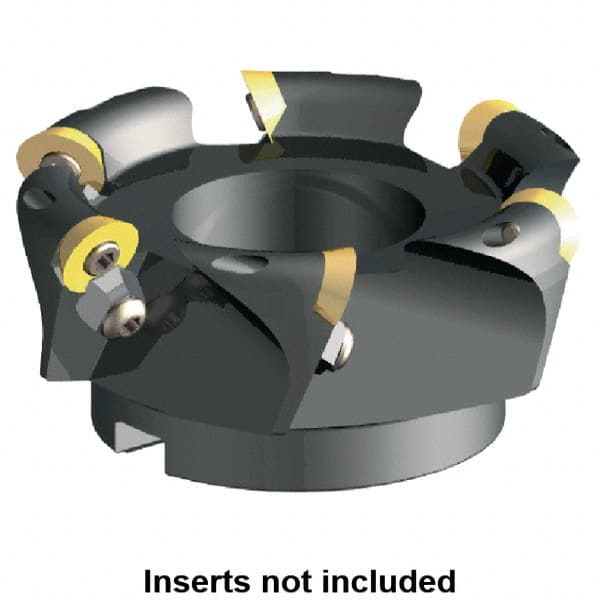 Kennametal - 2" Cut Diam, 0.29" Max Depth, 3/4" Arbor Hole, 3 Inserts, RFCW 53... Insert Style, Indexable Copy Face Mill - KSSR Cutter Style, 31,900 Max RPM, 1-3/4 High, Series KSSR-RPF - Exact Tooling