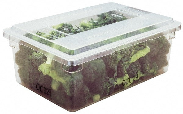 Rubbermaid - Rectangular, Clear Polycarbonate Food Tote Box - 12" High x 18" Wide x 26" Long - Exact Tooling