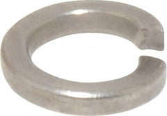 Value Collection - M5, 5.1mm ID, 1.6mm Thick High Collar Split Lock Washer - 18-8 Austenitic Grade A2 Stainless Steel, Uncoated, 5.1mm Min ID, 5.4mm Max ID, 8.8mm Max OD - Exact Tooling