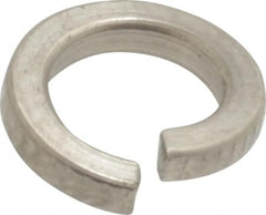 Value Collection - M6, 6.1mm ID, 1.6mm Thick High Collar Split Lock Washer - 18-8 Austenitic Grade A2 Stainless Steel, Uncoated, 6.1mm Min ID, 6.5mm Max ID, 9.9mm Max OD - Exact Tooling