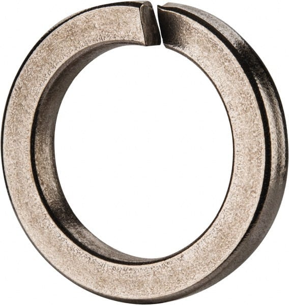 Value Collection - M16, 16.2mm ID, 3.5mm Thick High Collar Split Lock Washer - 18-8 Austenitic Grade A2 Stainless Steel, Uncoated, 16.2mm Min ID, 17mm Max ID, 24.4mm Max OD - Exact Tooling