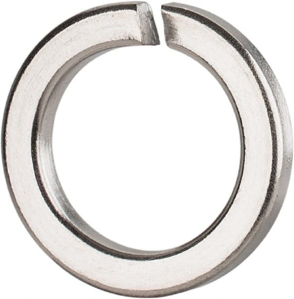 Value Collection - M20, 20.2mm ID, 4.5mm Thick High Collar Split Lock Washer - 18-8 Austenitic Grade A2 Stainless Steel, Uncoated, 20.2mm Min ID, 21.2mm Max ID, 30.6mm Max OD - Exact Tooling