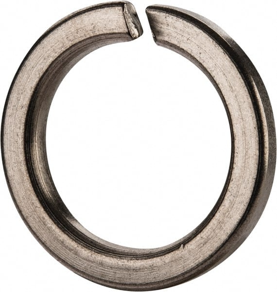 Value Collection - M24, 24.5mm ID, 35.9mm OD, 5mm Thick High Collar Split Lock Washer - 18-8 Austenitic Grade A2 Stainless Steel, Uncoated, 24.5mm Min ID, 25.5mm Max ID - Exact Tooling