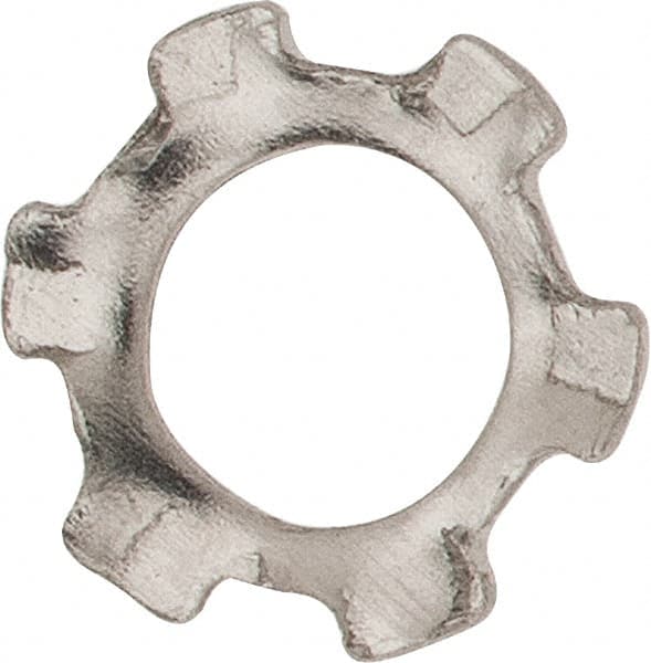 Value Collection - M3 Screw, 3.2mm ID, Stainless Steel External Tooth Lock Washer - 6mm OD, Uncoated, Grade 18-8 & Austenitic A2 - Exact Tooling