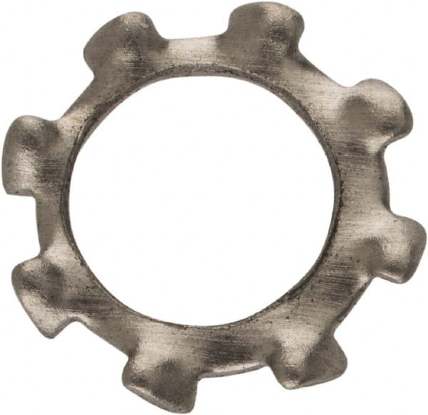 Value Collection - M6 Screw, 6.4mm ID, Stainless Steel External Tooth Lock Washer - 11mm OD, Uncoated, Grade 18-8 & Austenitic A2 - Exact Tooling