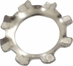 Value Collection - M8 Screw, 8.4mm ID, Stainless Steel External Tooth Lock Washer - 15mm OD, Uncoated, Grade 18-8 & Austenitic A2 - Exact Tooling