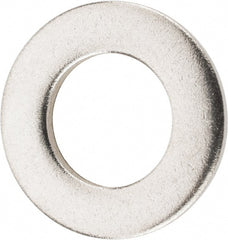 Value Collection - M12 Screw, Grade 316 Stainless Steel Standard Flat Washer - 13mm ID x 24mm OD, Plain Finish - Exact Tooling