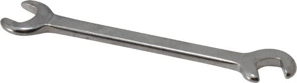 Blackhawk by Proto - 5/16" x 9/32" Standard Ignition Open End Wrench - 3-1/2" OAL, Double End, Satin Finish, 15° & 60° Head Angle - Exact Tooling