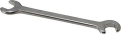 Blackhawk by Proto - 5/16" x 9/32" Standard Ignition Open End Wrench - 3-1/2" OAL, Double End, Satin Finish, 15° & 60° Head Angle - Exact Tooling