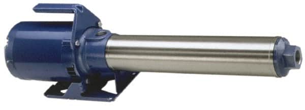 Goulds Pumps - 1-1/2 hp, 1 Phase, 115/230 Volt, Suction and Gravity Feed Pump, Multi Stage Booster Pump - Water Supply Booster, ODP Motor, 10 Stage - Exact Tooling