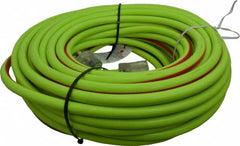 Southwire - 100', 10/3 Gauge/Conductors, Green/Red Outdoor Extension Cord - 1 Receptacle, 15 Amps, 125 VAC, UL SJTW, NEMA 5-15P, 5-15R - Exact Tooling