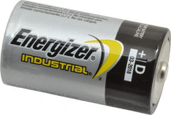 Ability One - Size D, Alkaline, Standard Battery - 1.5 Volts, Button Tab Terminal - Exact Tooling