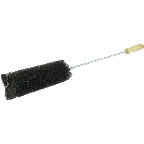 Radiator Brush, Twisted-in-wire Wood Handle, Black Horsehair Fill - Exact Tooling