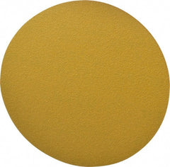 Made in USA - 5" Diam, 100 Grit, Aluminum Oxide Hook & Loop Disc - Fine Grade, Coated, C Weight Paper Backing, - Exact Tooling