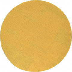 Made in USA - 5" Diam, 180 Grit, Aluminum Oxide Hook & Loop Disc - Very Fine Grade, Coated, C Weight Paper Backing, - Exact Tooling