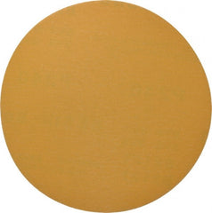 Made in USA - 5" Diam, 240 Grit, Aluminum Oxide Hook & Loop Disc - Very Fine Grade, Coated, C Weight Paper Backing, - Exact Tooling