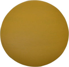 Made in USA - 5" Diam, 400 Grit, Aluminum Oxide Hook & Loop Disc - Super Fine Grade, Coated, C Weight Paper Backing, - Exact Tooling