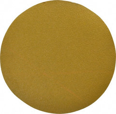 Made in USA - 6" Diam, 80 Grit, Aluminum Oxide Hook & Loop Disc - Medium Grade, Coated, C Weight Paper Backing, - Exact Tooling